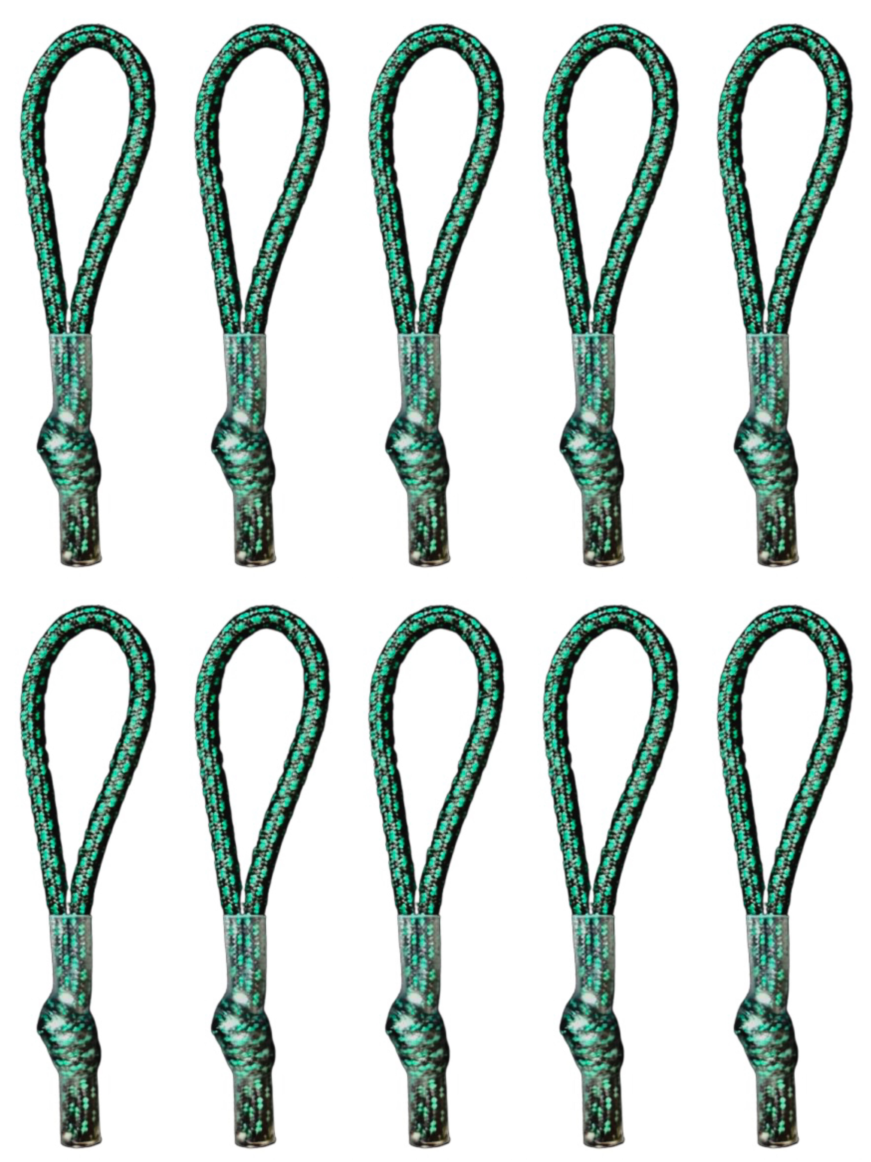 Zippery 10szt. Czarny/Zielony