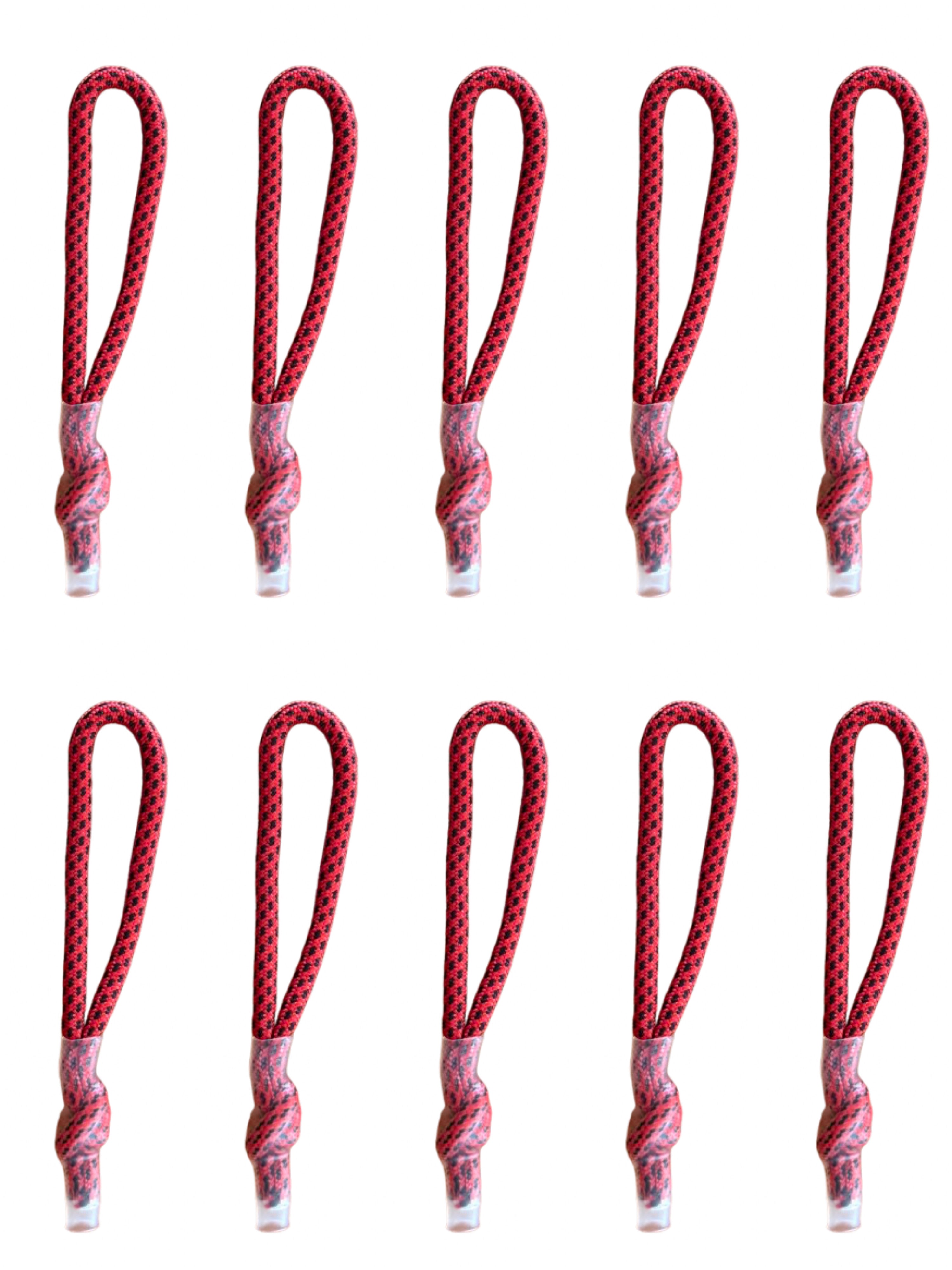 Zippery 10szt. Czerwony/Czarny