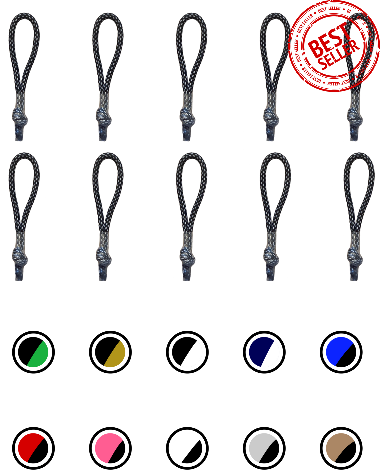 Zippery zestaw 10 sztuk